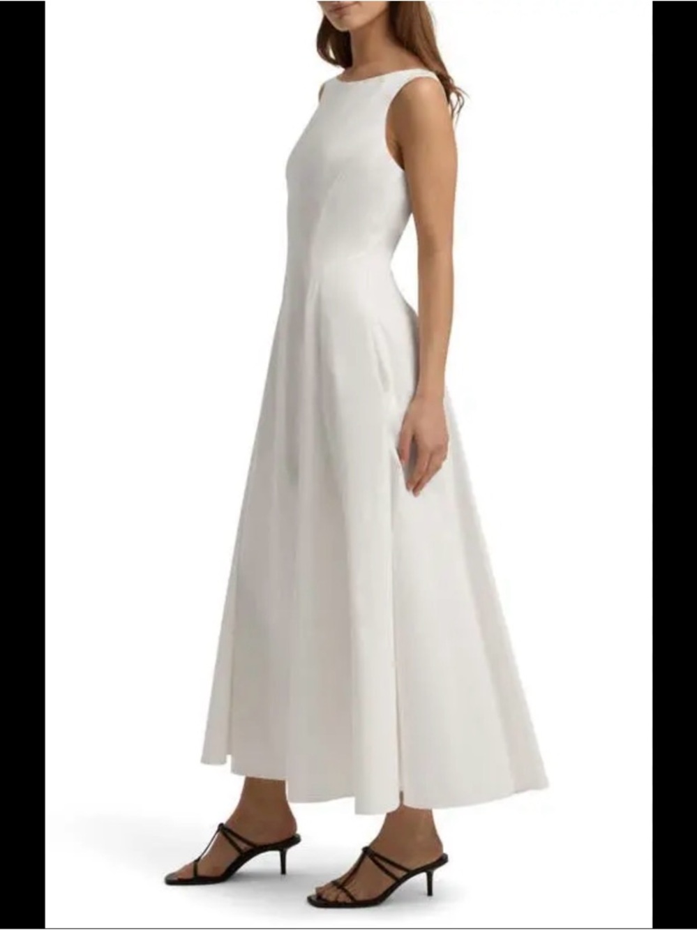 Favorite Daughter Sleeveless White Maxi Dress